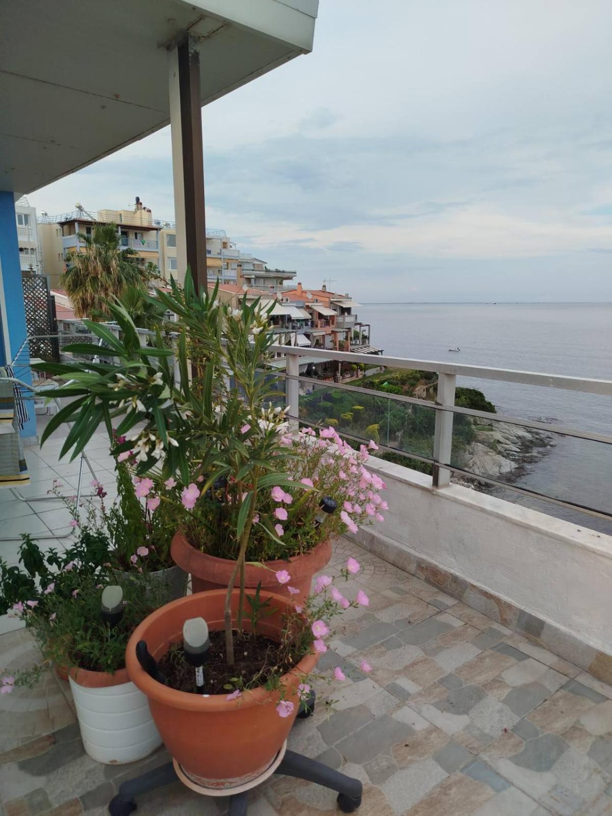Roof Garden By The Sea Apartment Kavala Exterior foto
